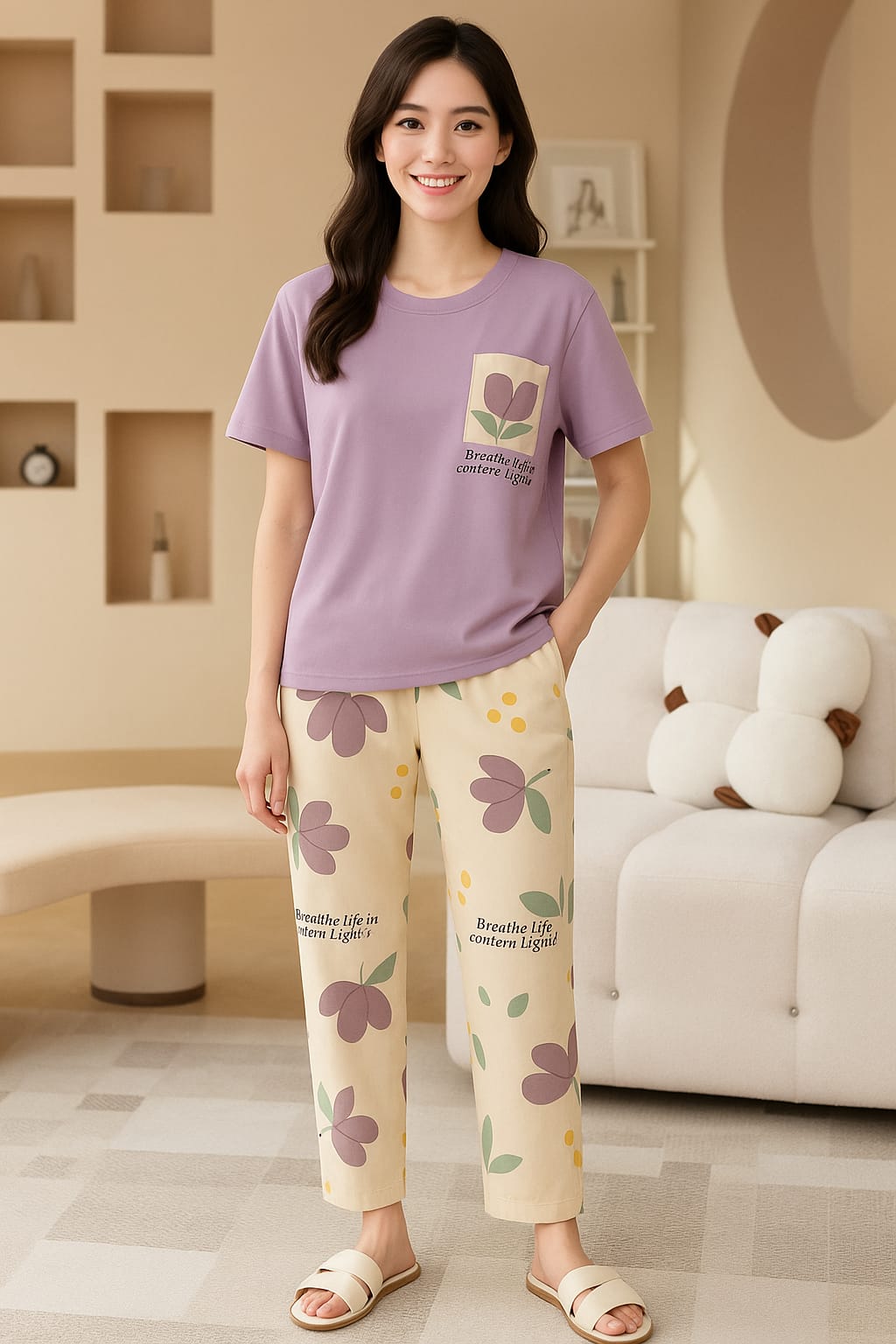 Purple Pocket Flower