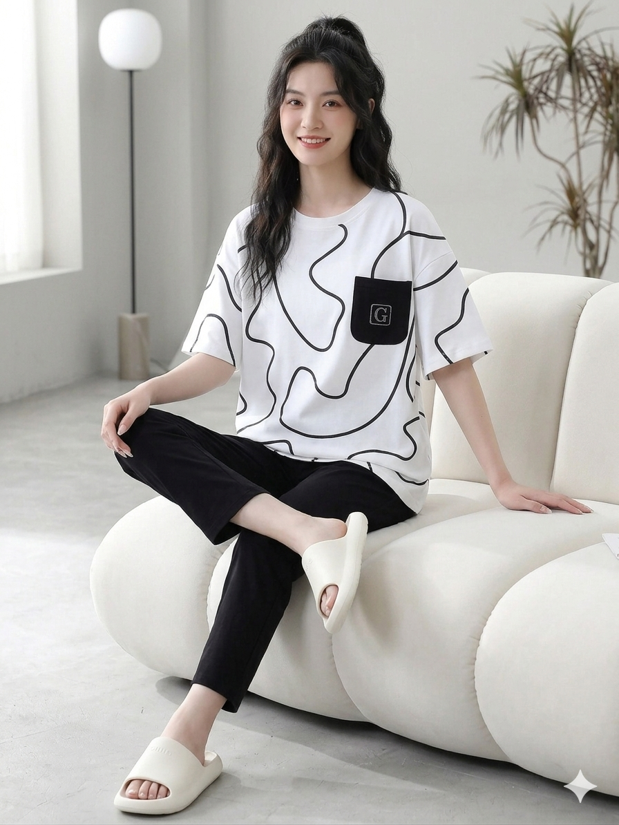 Soft Cotton PJ Suit - P13